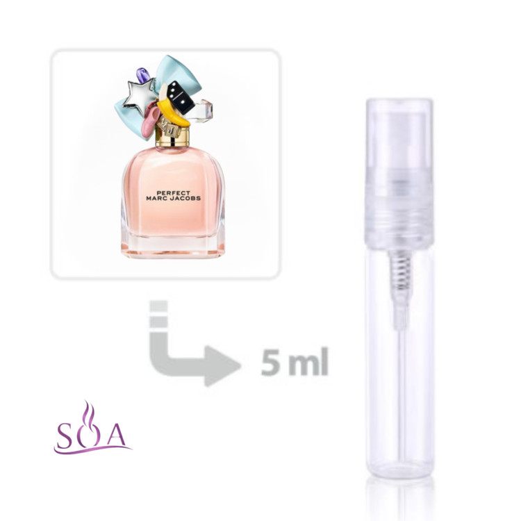 دکانت عطر Marc Jacobs Perfect زنانه ۱۰ میلیلیتر با رایحه گلی و ملایم مناسب استفاده روزانه
