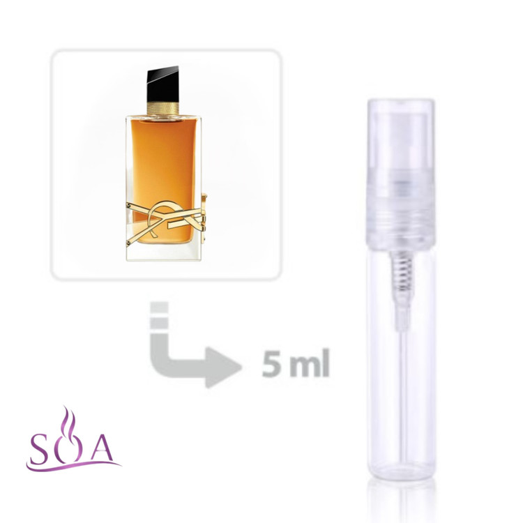 دکانت 10 میل عطر ایو سن لورن لیبر اینتنس با رایحه گرم و شیرین و پخش بوی قوی