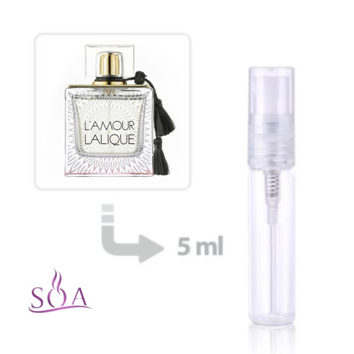 دکانت عطر لالیک لامور 5 میل زنانه با رایحه گلی و لطیف – Lalique L’Amour Decant 5ml