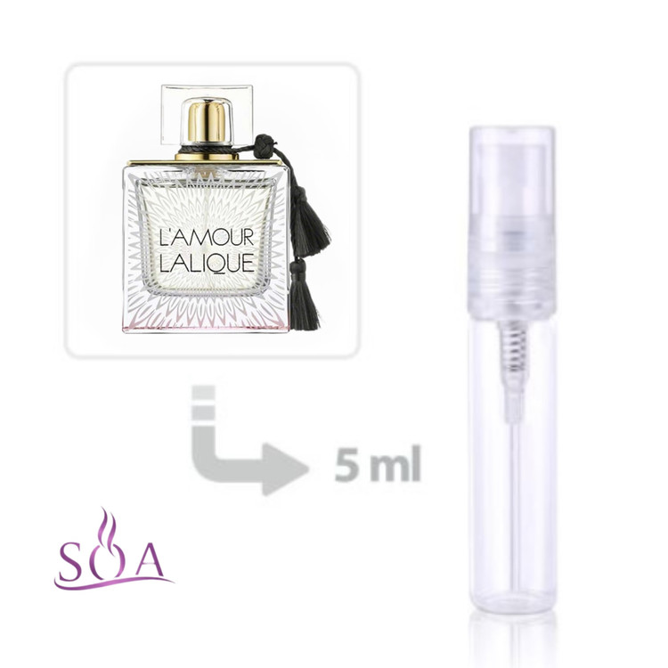 دکانت عطر لالیک لامور 5 میل زنانه با رایحه گلی و لطیف – Lalique L’Amour Decant 5ml