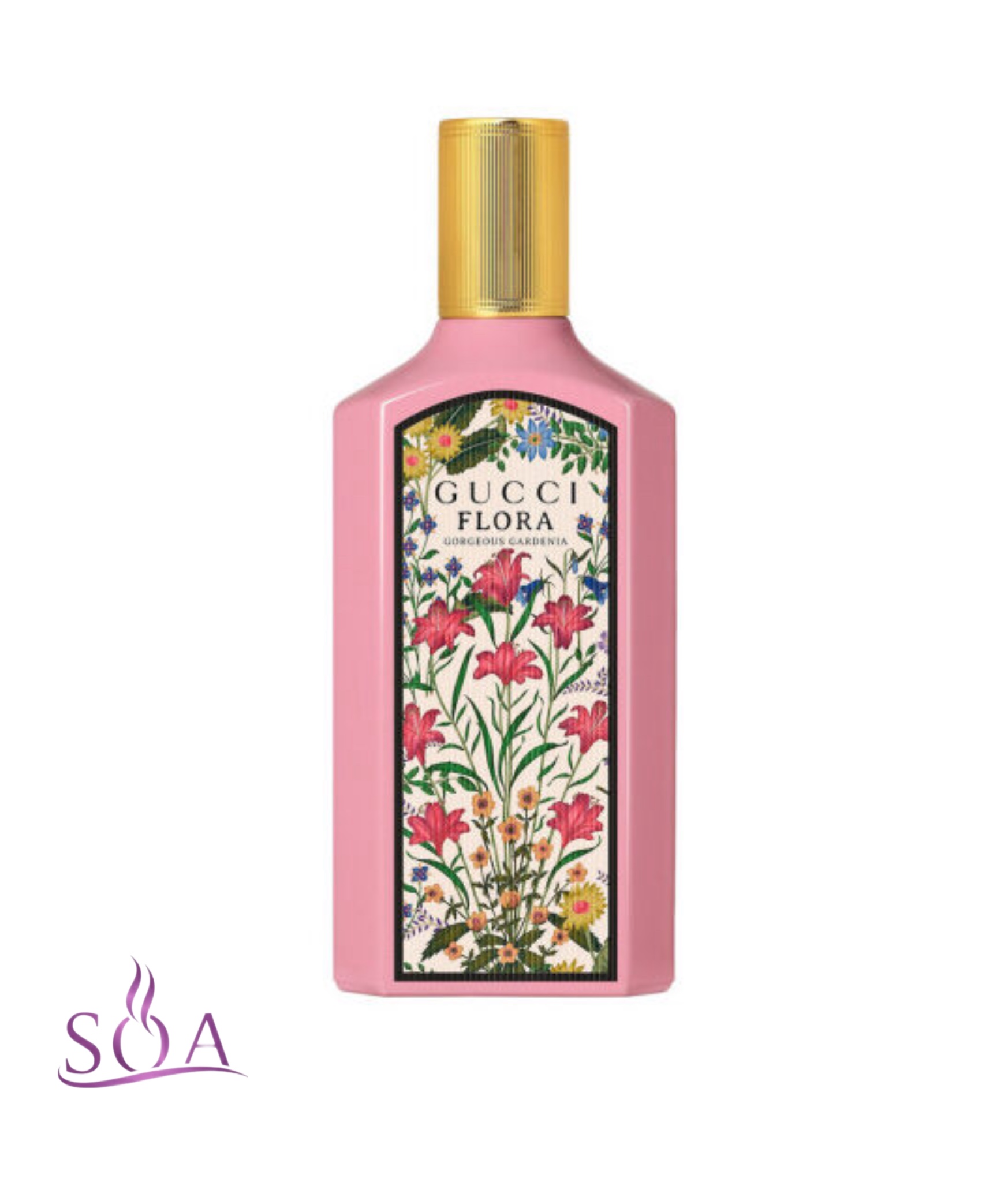 عطر گوچی فلورا گورجس گاردنیا Gucci Flora Gorgeous Gardenia | سایز 100 میل – رایحه گلی شیرین و زنانه جذاب