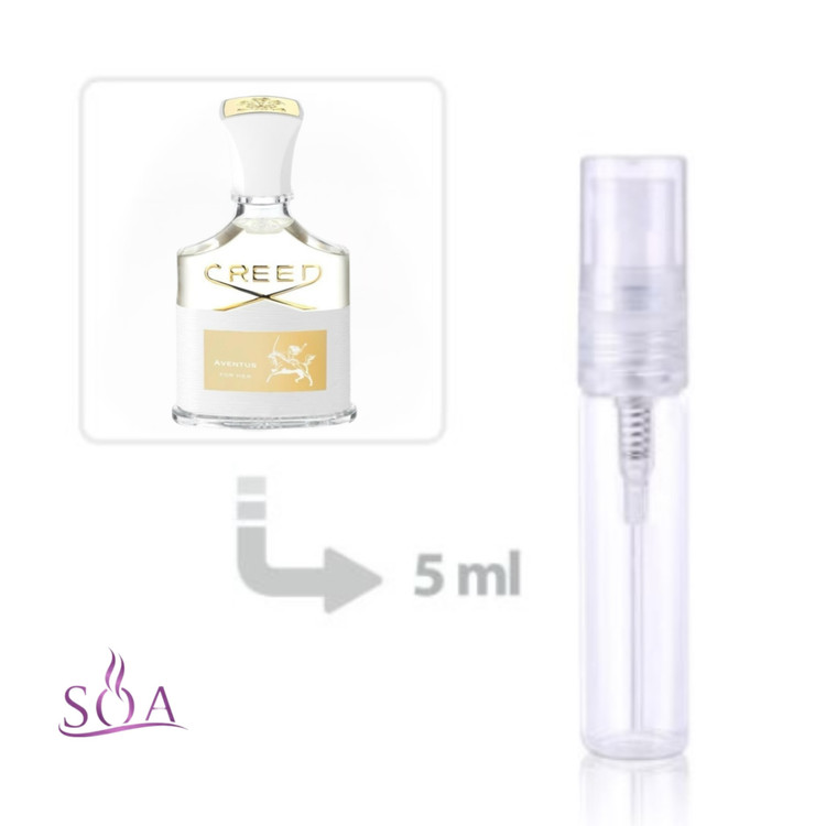 دکانت عطر کرید اونتوس فور هر 5 میل زنانه با رایحه میوهای گلی لوکس Creed Aventus For Her Decant