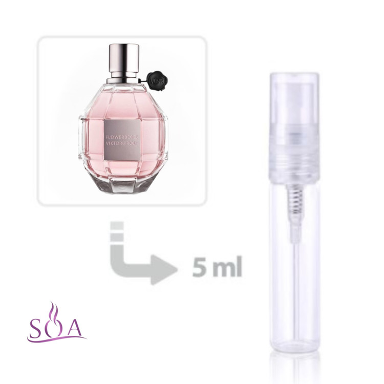 دکانت عطر ویکتور اند رولف فلاور بمب 5 میل با رایحه گلی گرم و شیرین زنانه