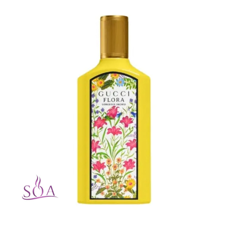 عطر زنانه گوچی فلورا جورجس اورکید Gucci Flora Gorgeous Orchid Eau de Parfum با رایحه وانیلی گرم و لطیف