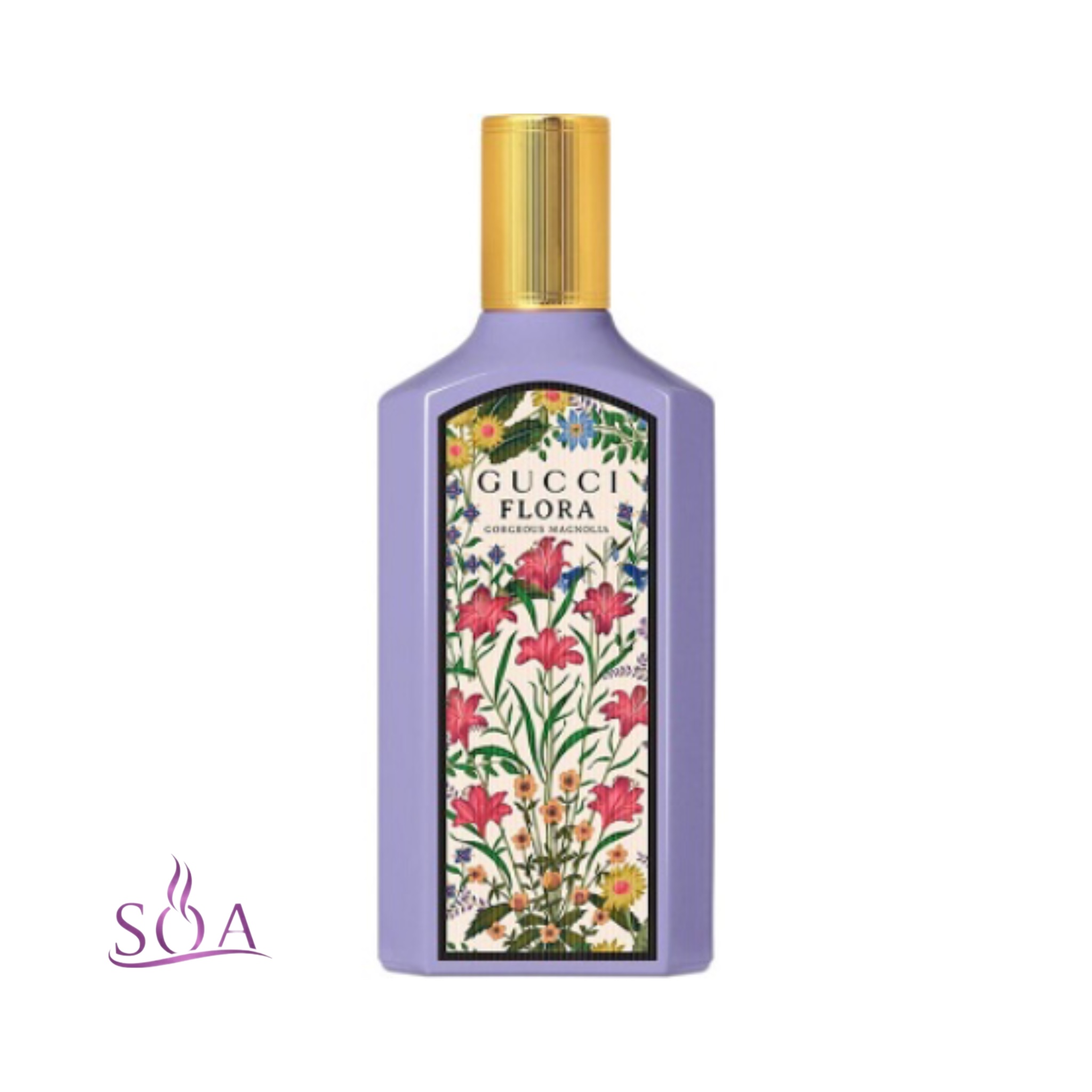 عطر ادکلن گوچی فلورا گورجس مگنولیا 100 میل زنانه با رایحه گلی میوه‌ای و طراحی لوکس