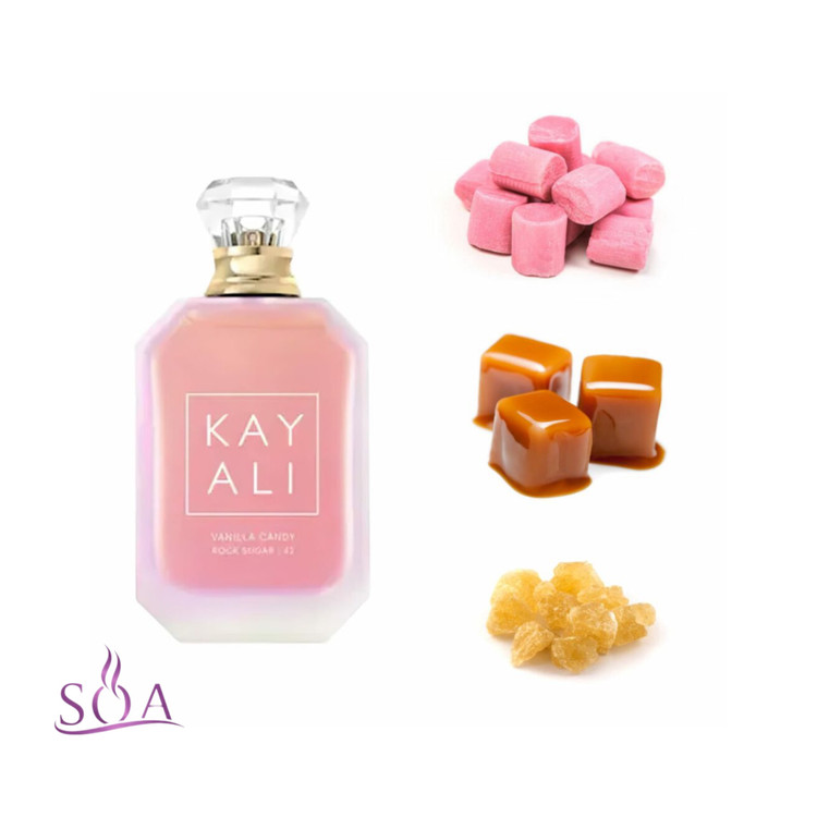 > عطر کایالی وانیلا کندی راک شوگر 42 ادو پرفیوم با رایحه شیرین و وانیلی مناسب استفاده روزانه و مهمانی >