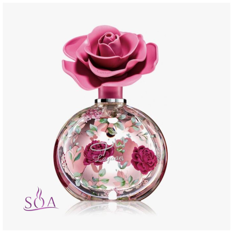 عطر ادوپرفیوم لیان لطافه ۱۰۰ میل با طراحی شیشه لوکس و رایحه