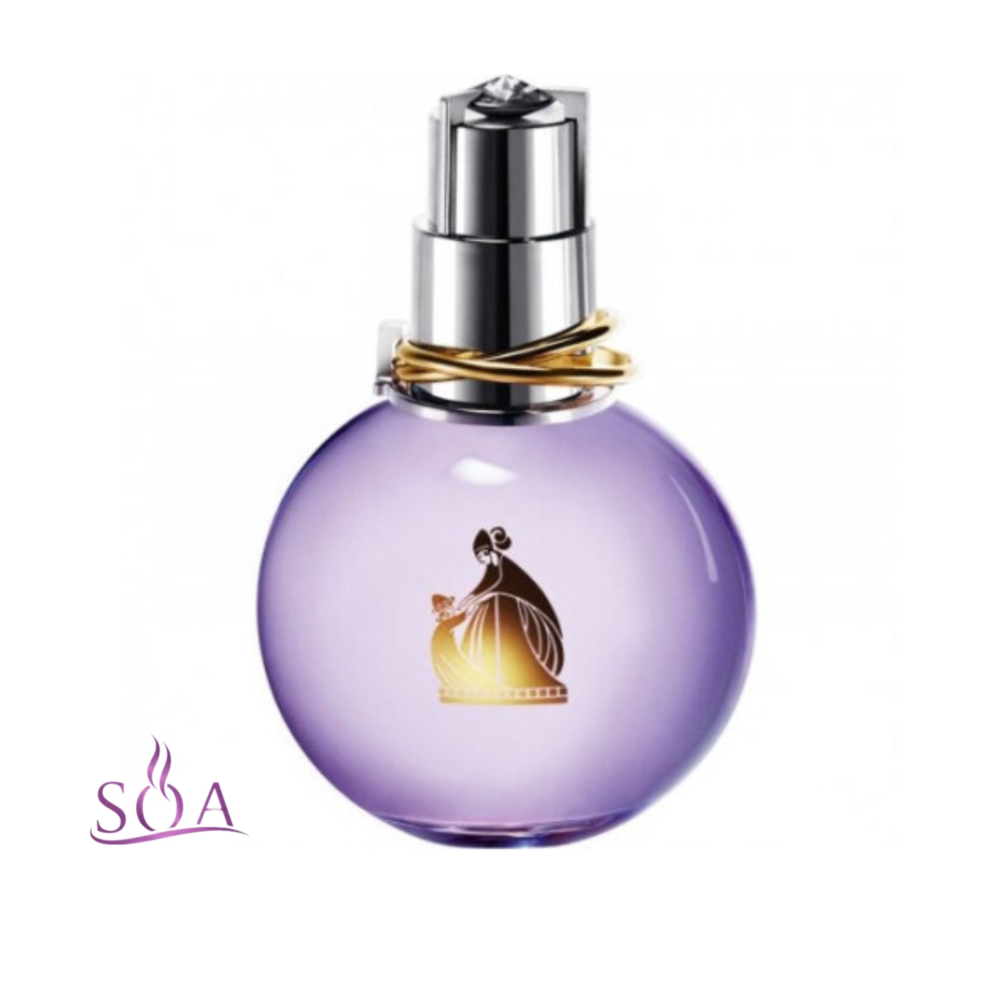 عطر زنانه لانوین اکلت ۱۰۰ میل با رایحه خنک، ملایم و گلی