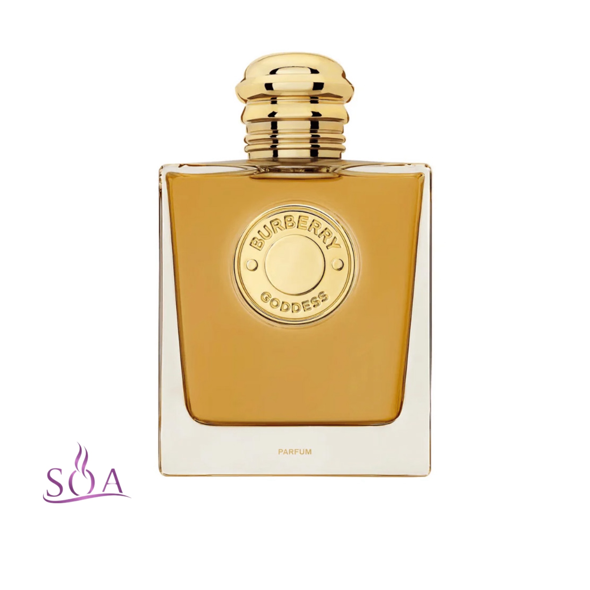 عطر بربری گادس نسخه Parfum با شیشه طلایی‌رنگ و رایحه وانیلی غلیظ و ماندگار