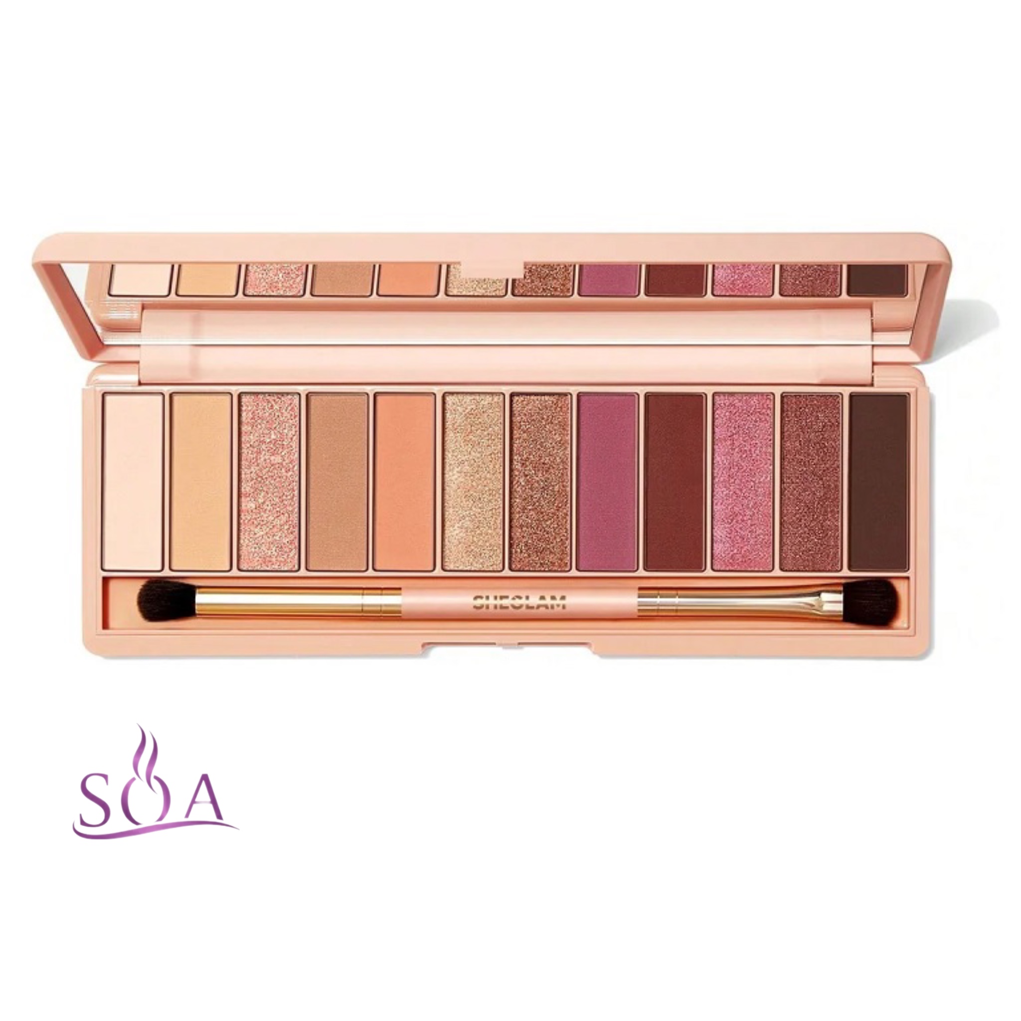 پالت سایه 12 رنگ شیگلم Sheglam مدل Berry