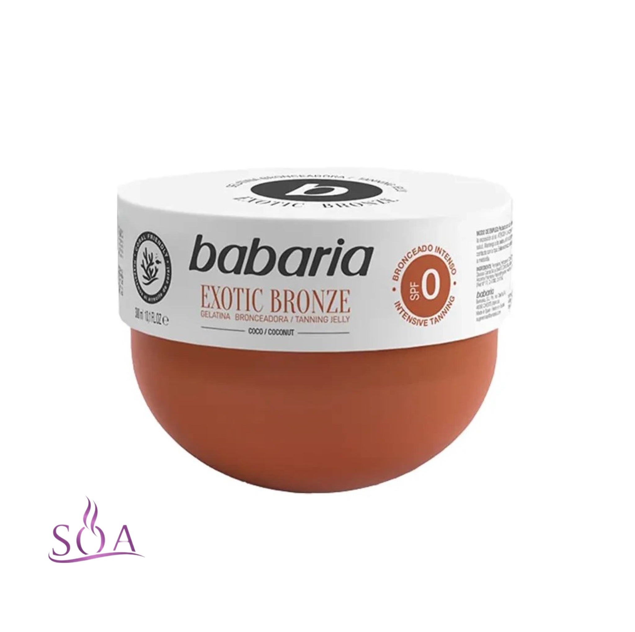 برنزر كاسه اى باباريا Babaria حاوى عصاره نارگیل حجم 300 ميل