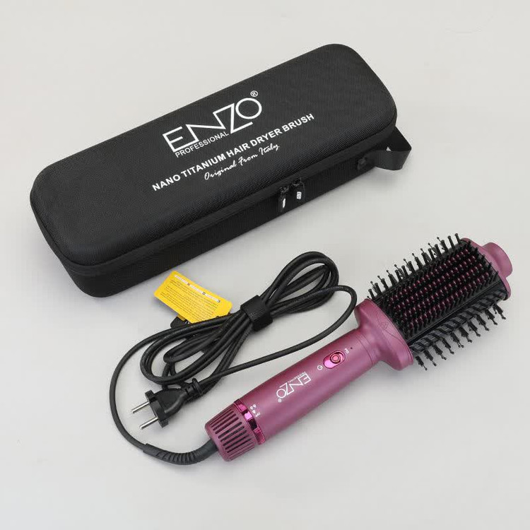 برس حرارتی و سشوار چرخشی انزو ENZO EN-4110 | حجمدهنده و صافکننده مو 1500 وات