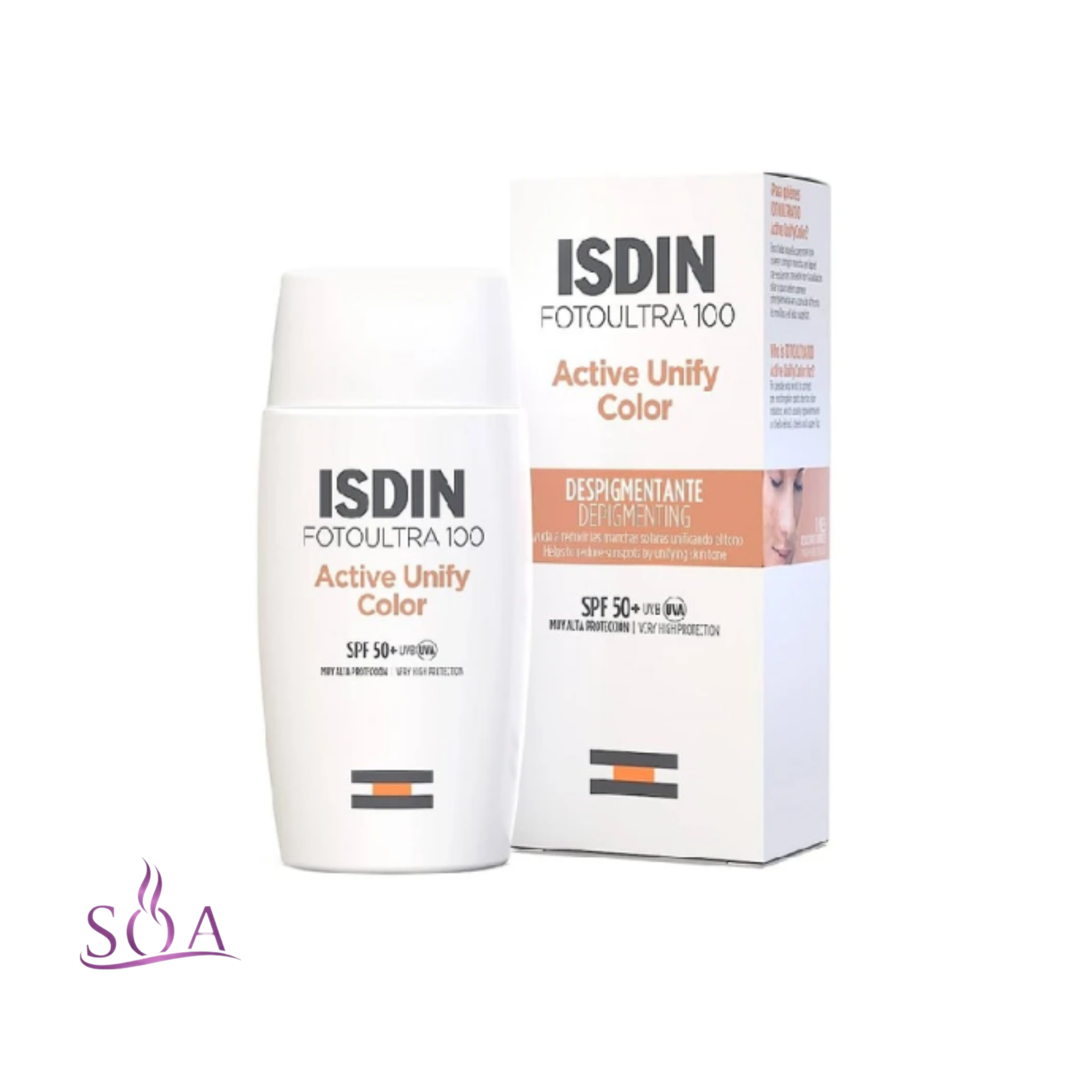 ضد آفتاب ایزدین اکتیو یونیفای رنگی (+Active Unify Color SPF50) + اصل اسپانیا