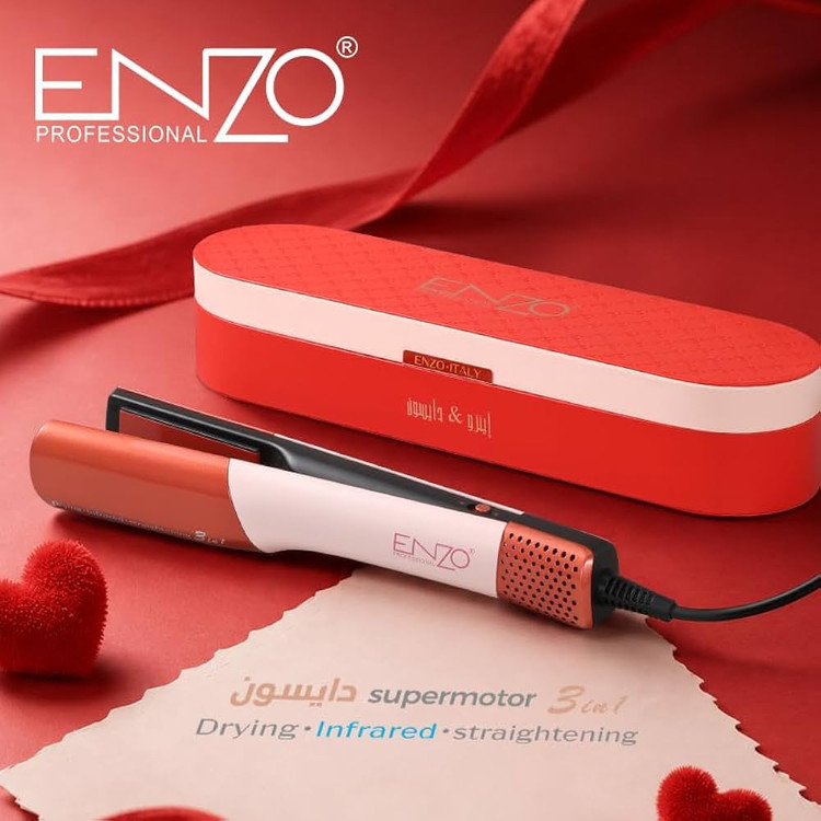 اتو مو حرفهای انزو ENZO Professional Hair Straightener(لوكس ترين و جديد ترين محصول انزو)