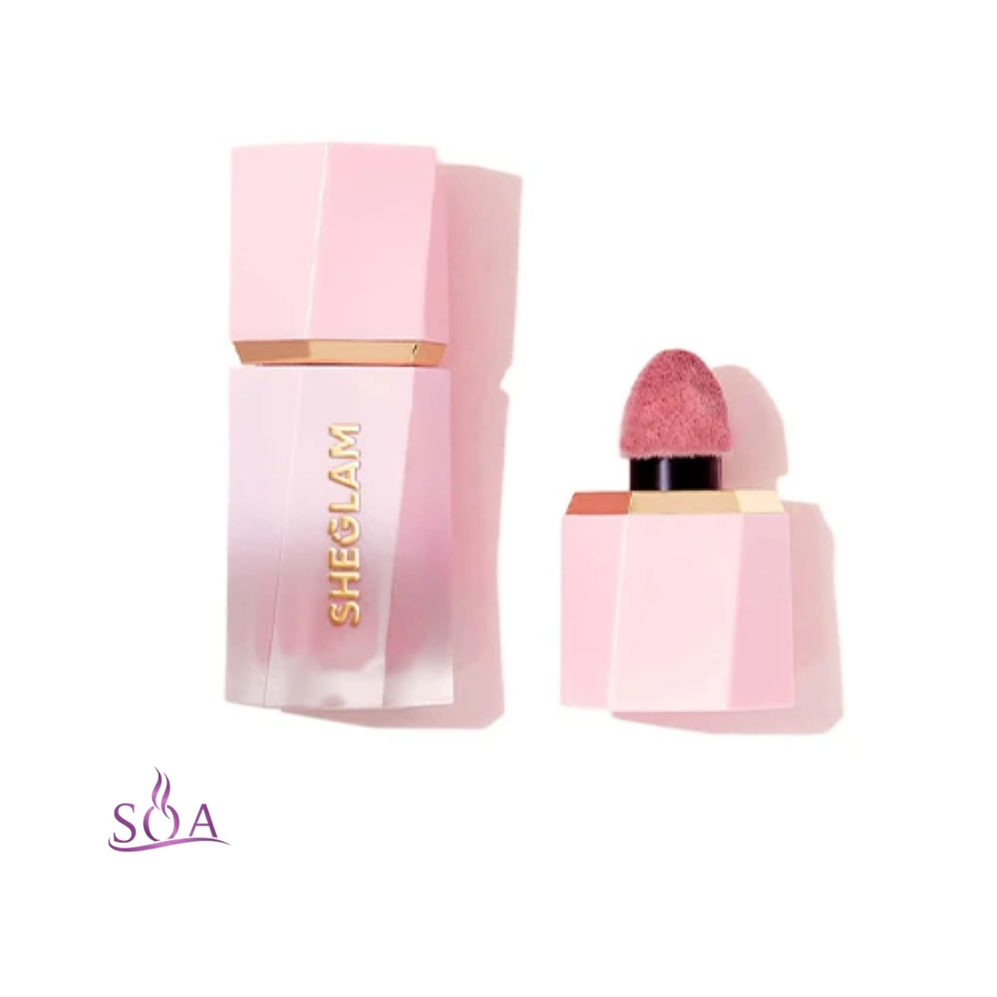 رژگونه مایع پددار شیگلم رنگ love cake