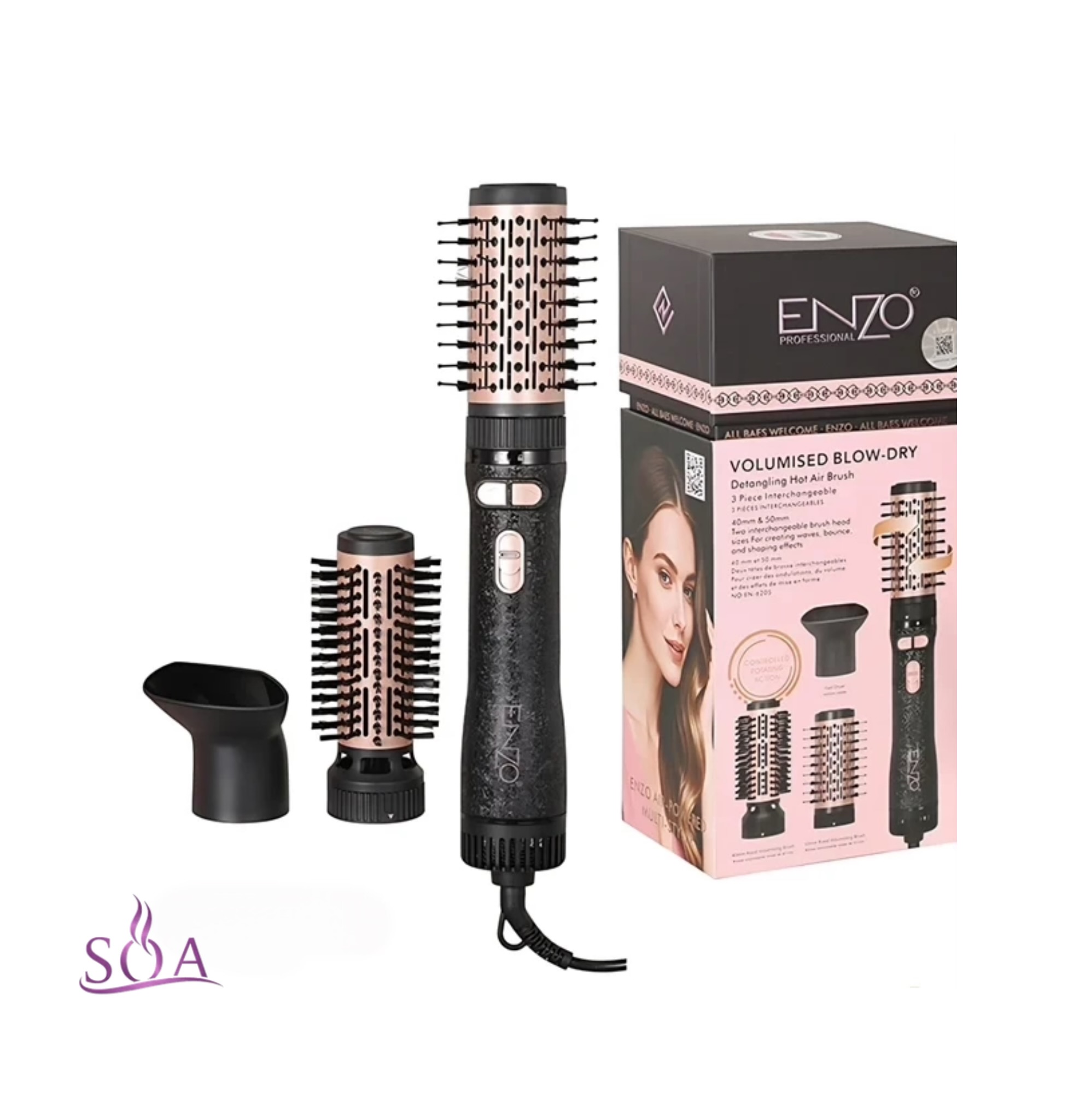 سشوار چرخشی انزو پروفیشینال EN6205