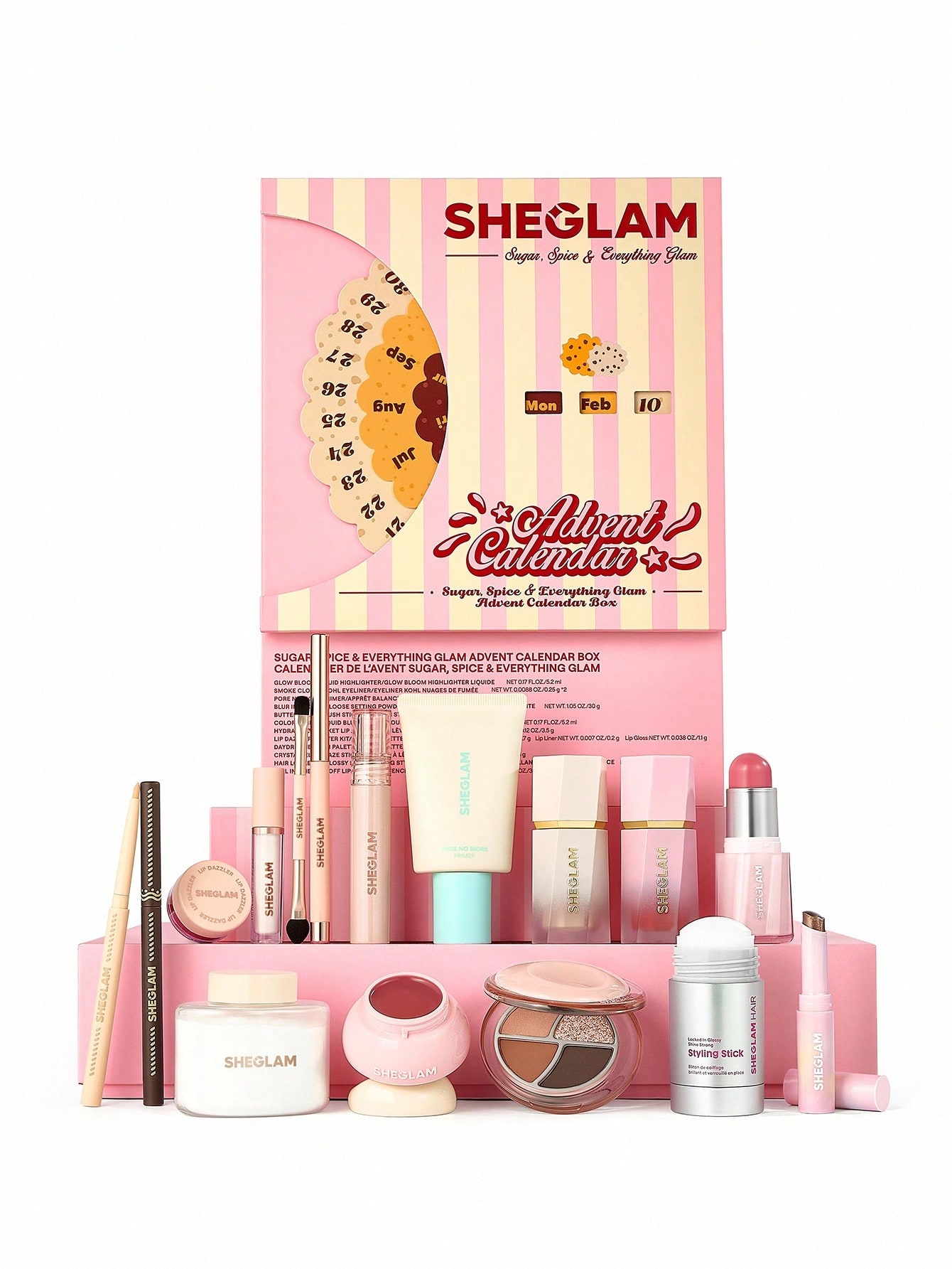 ست تقویمی سورپرایزی شیگلم Advent Calendar SHEGLAM