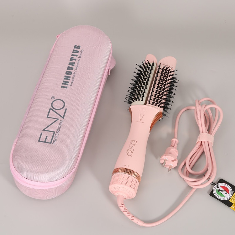 سشوار برسدار و حالتدهنده 3 کاره انزو مدل EN-501 | ENZO Professional 3 in 1 Ionic Hair Dryer Brush