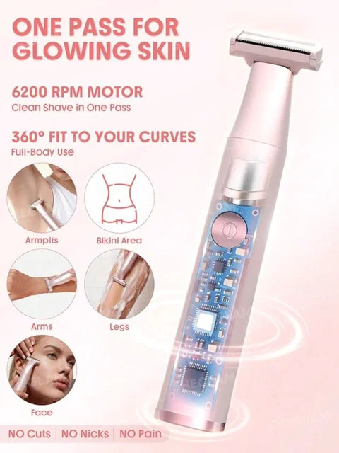 دستگاه اصلاح شیگلم مدل Smooth Moves رزگلد SHEGLAM
