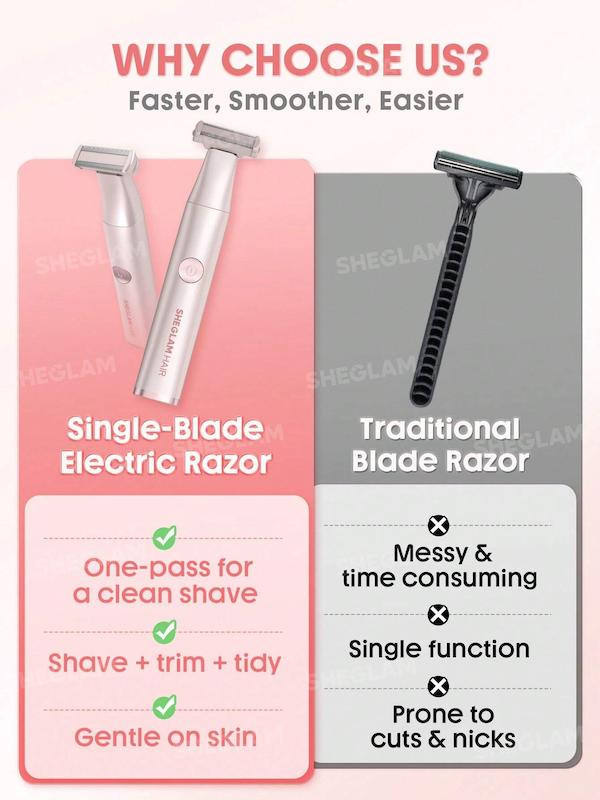دستگاه اصلاح شیگلم مدل Smooth Moves رزگلد SHEGLAM